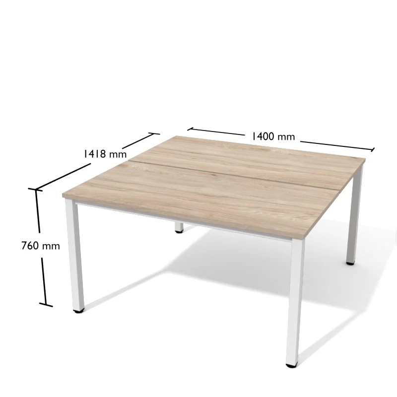 biurko wieloosobowe typu open space 140cm