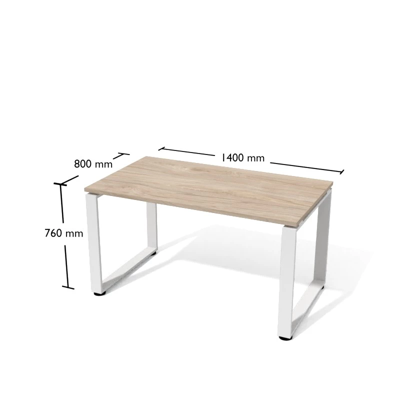 Biurka do firmy i do domu. Wersja na konstrukcji metalowej. Meble biurowe pesponet