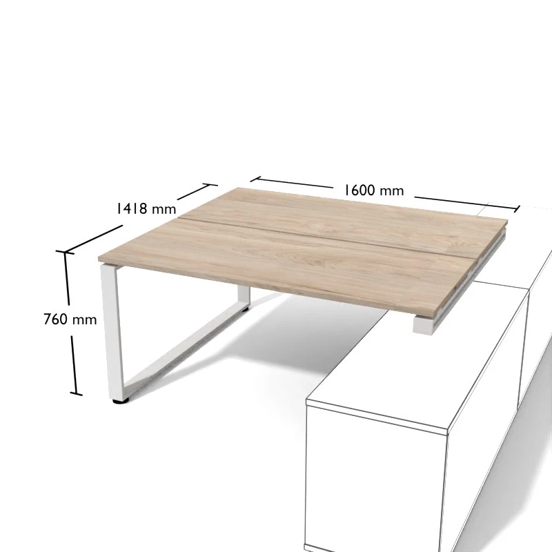 Biurko podwójne 160cm na stelażu. Pesponet Kielce