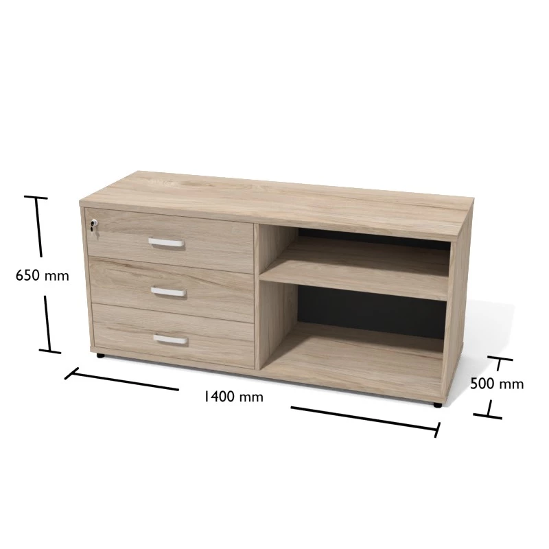 Rysunek kontenera wraz z wymiarami