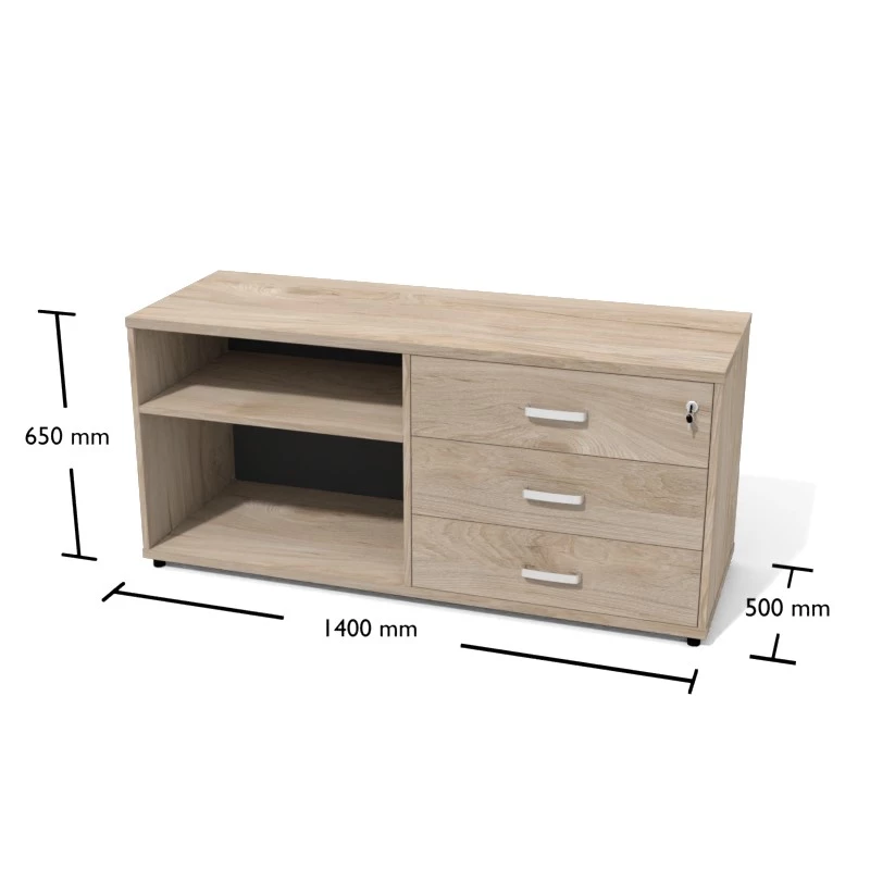 Rysunek kontenera wraz z wymiarami