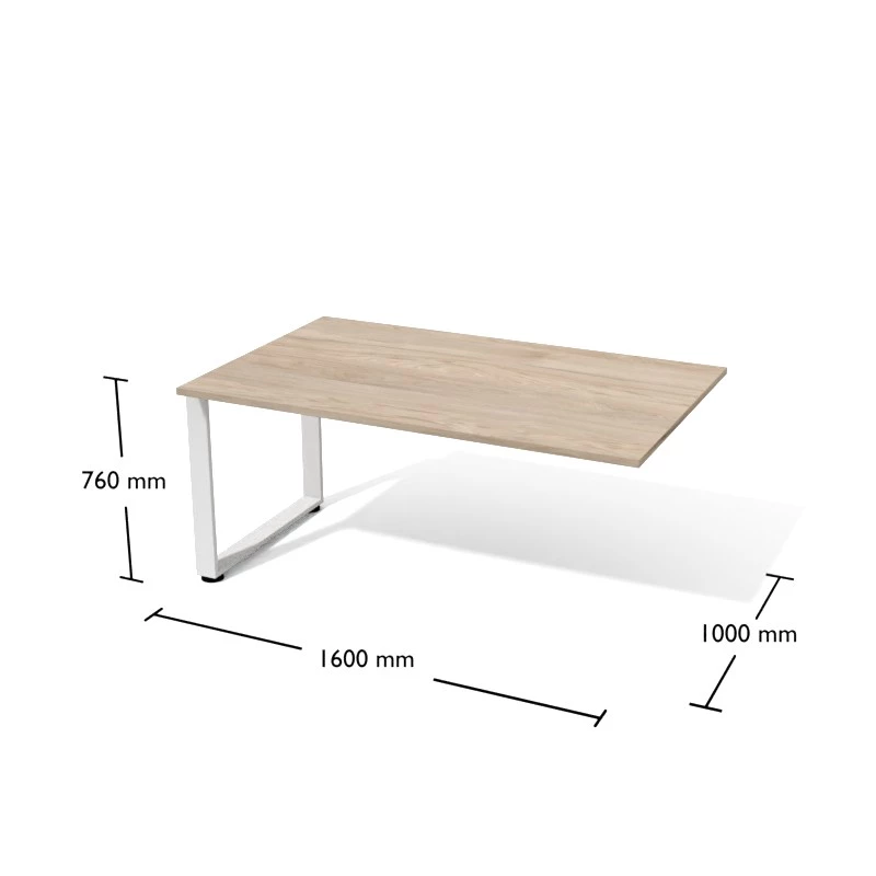 Rysunek stołu konferencyjnego wraz z wymiarami