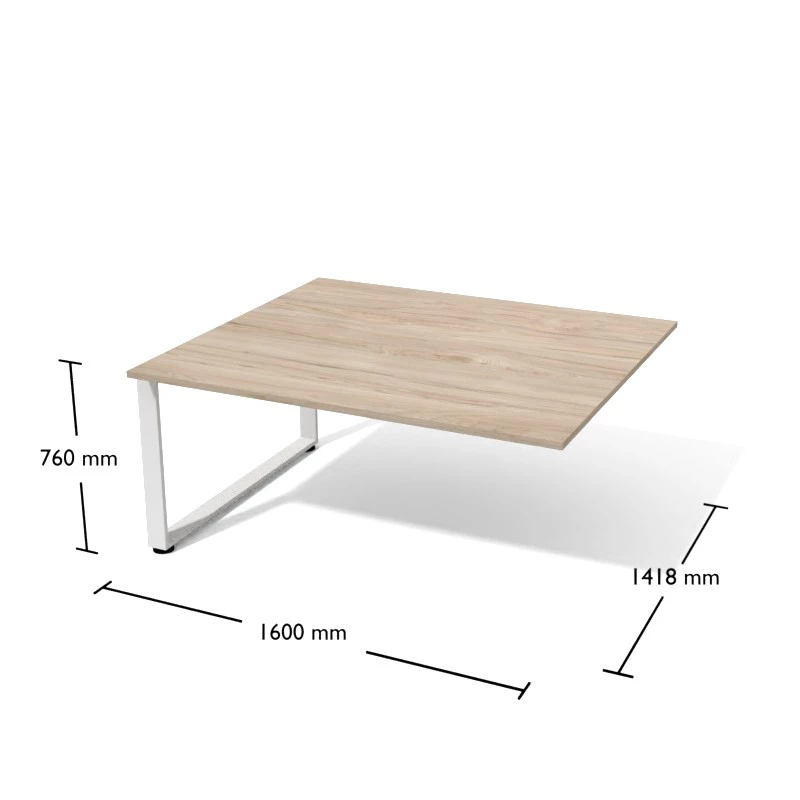 Rysunek stołu konferencyjnego wraz z wymiarami