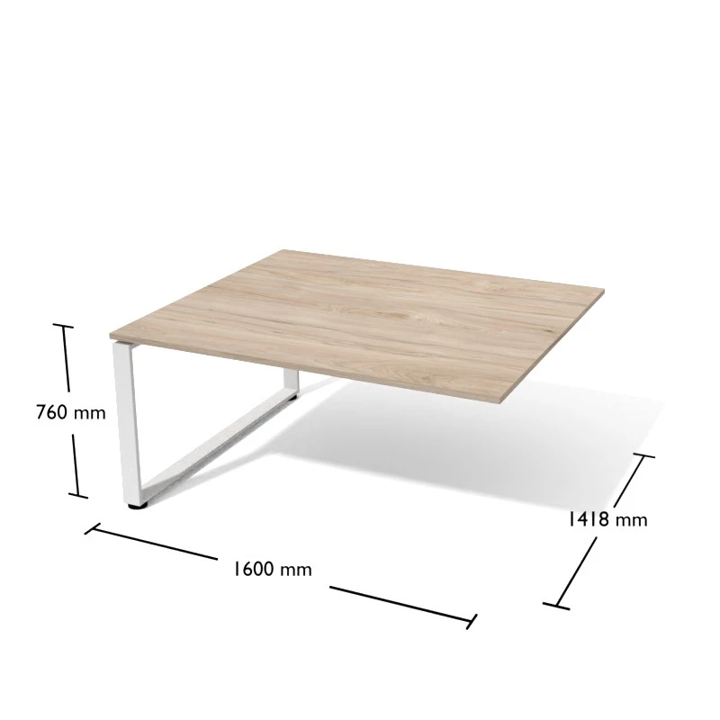 Rysunek stołu konferencyjnego wraz z wymiarami