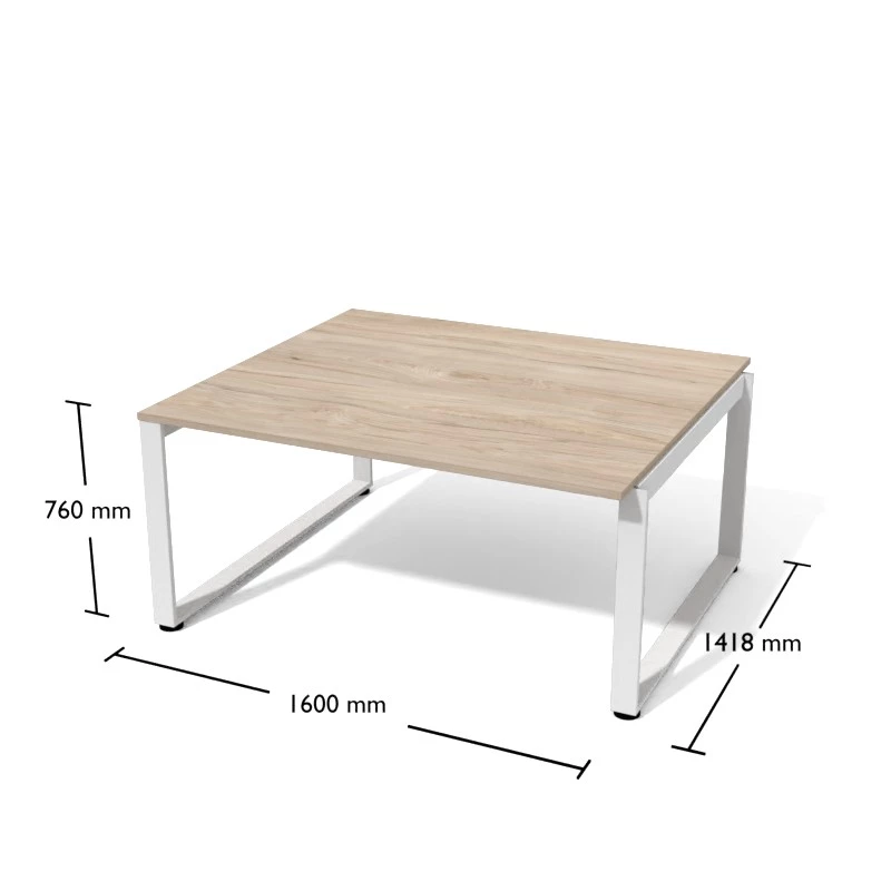 Rysunek stołu konferencyjnego wraz z wymiarami