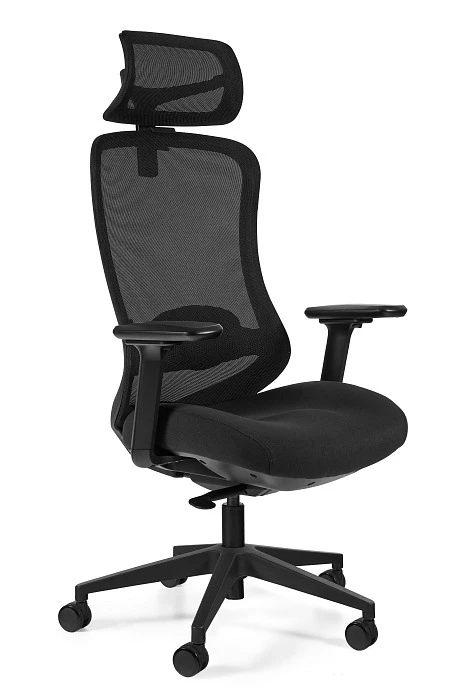 nowoczesny i ergonomiczny fotel biurowy z siatkowym oparciem i dużym zakresem regulacji