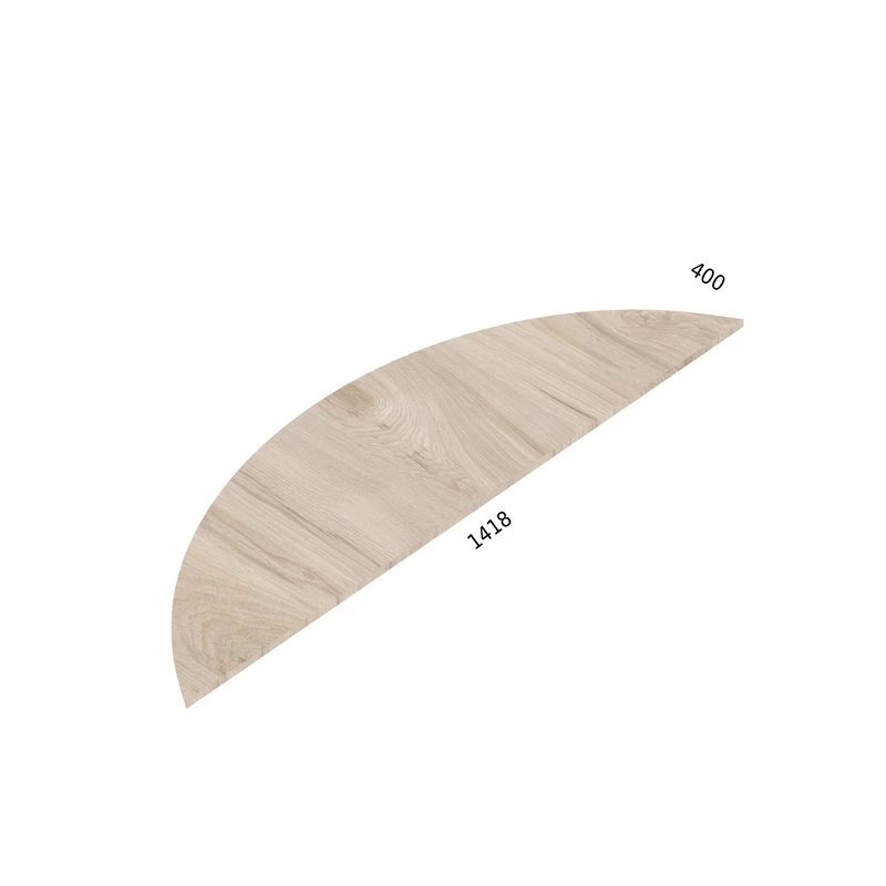 Rysunek łącznika biurek wraz z wymiarami